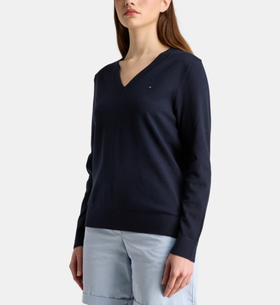 T shirt Tommy Hilfiger HERITAGE V NECK TEE EU - vue 5