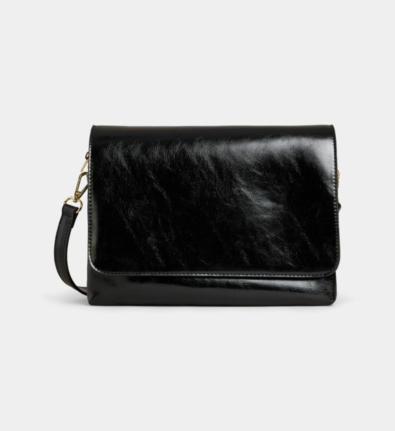 galeries lafayette - Sac besace Jada XL Vernis - Noir
