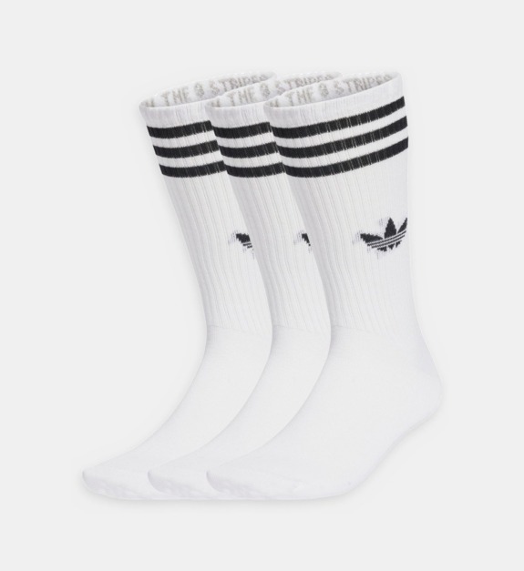 adidas originals - Lot de 3 paires de chaussettes classiques signature - Blanc