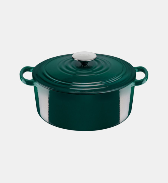 Cocotte fonte ronde 24 cm forêt - vue 2