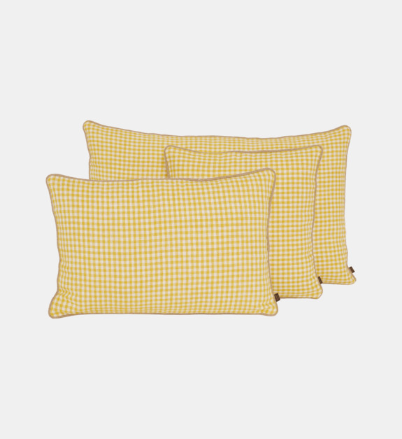 haomy - PIANA - Housse de coussin - Piana - Paille - Beige