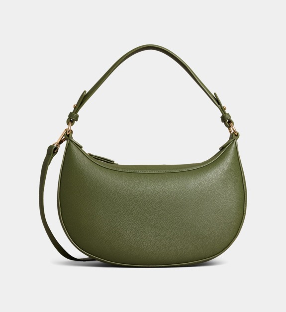 galeries lafayette - Sac besace Miya demi-lune - Vert