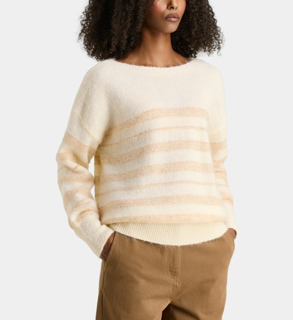 jodhpur - Pull Moulin en alpaga - Rose