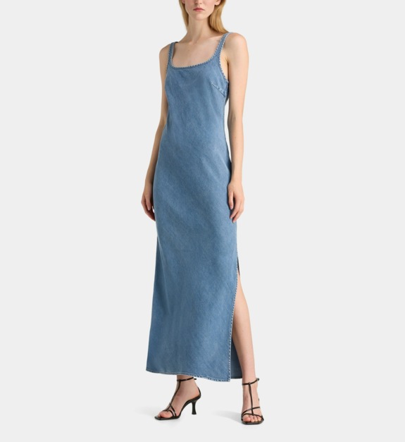 samsoe samsoe - Robe droite longue - Bleu