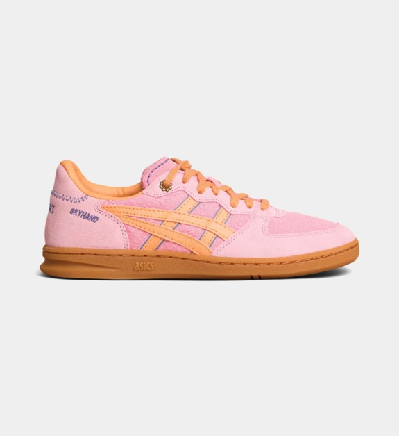 asics - Baskets basses Skyhand OG effet suédé - Rose