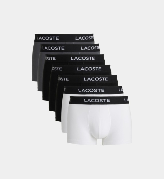 Caleçons Lacoste Lot de 5 boxers en coton extensible EU - vue 2