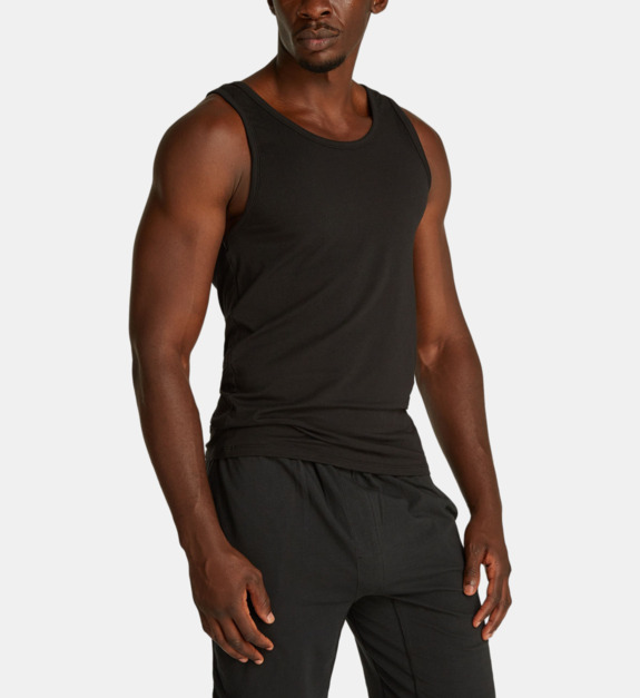 Débardeur droit en coton mélangé