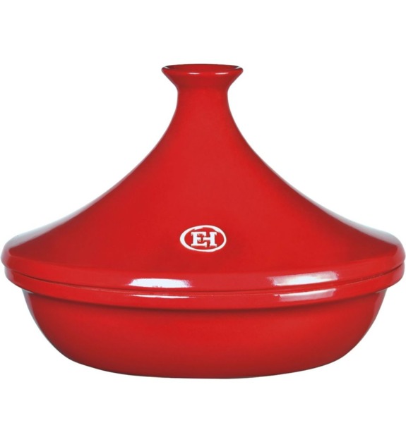emile henry - Tajine céramique rouge grand cru H20 x Ø27 cm - Rouge