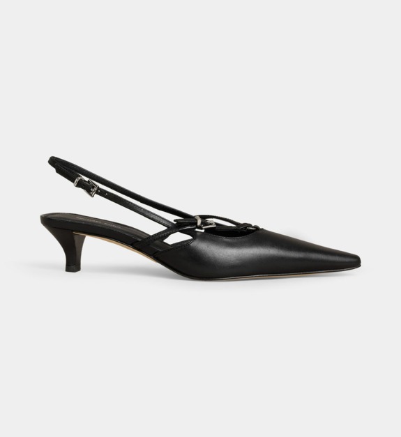 Escarpins+slingback+kitten+Selina+en+cuir
