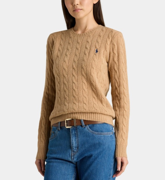 polo ralph lauren - Pull Julianna en mélange de laine et de cachemire - Beige