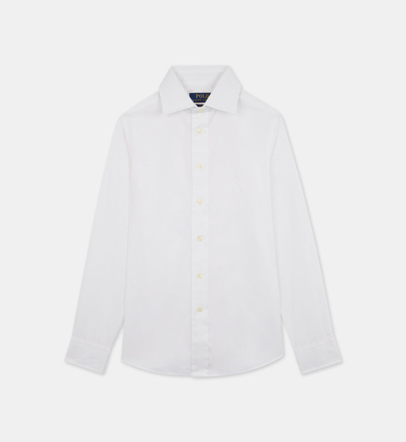 Chemise slim logo coton