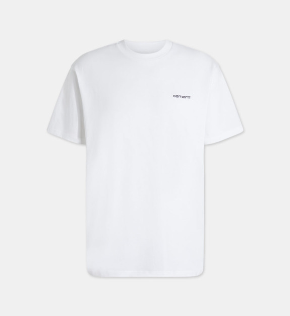 T shirt Script droit coton signature