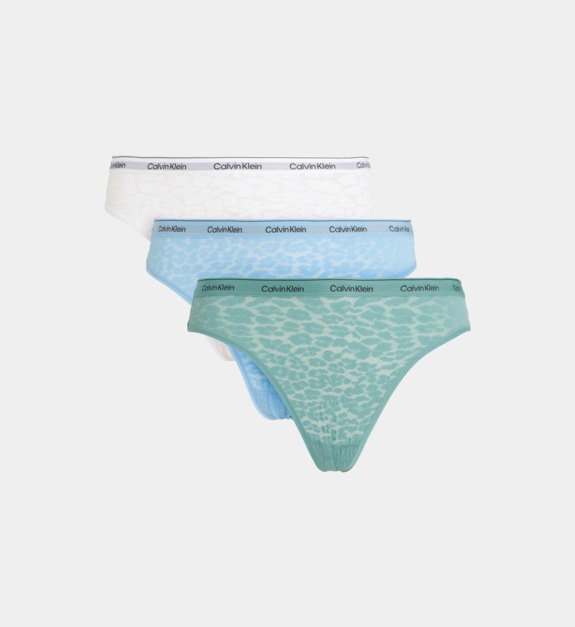 Tangas Calvin Klein Jeans BRAZILIAN 3PK EU - vue 8