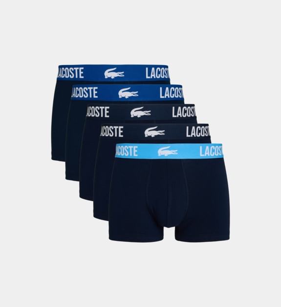 Lot de cinq boxers signature en coton