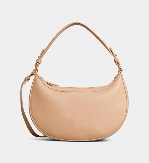 galeries lafayette - Sac besace Miya demi-lune - Marron