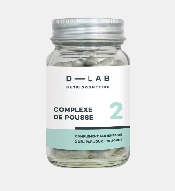 d-lab nutricosmetics - Complément alimentaire - Complexe de Pousse 1 mois  Nutrition intense & Activité du bulbe -