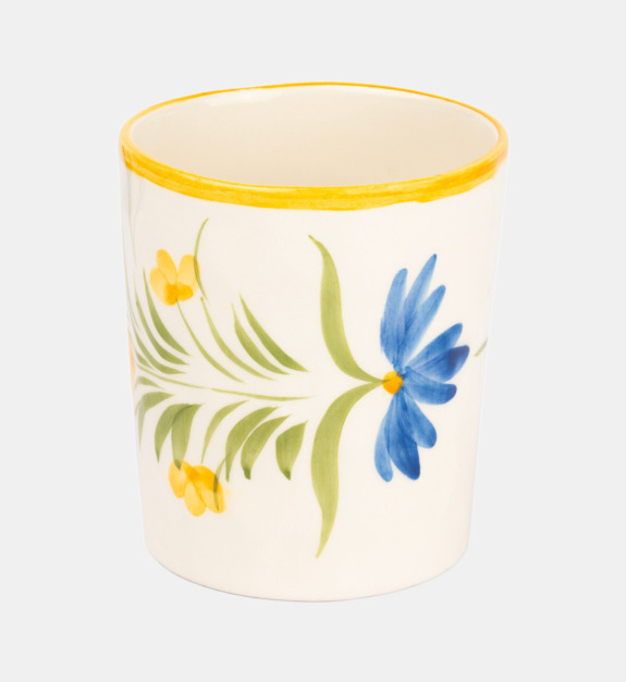 cristal d'arques - Oscar - Tasse à latte - motifs floraux - Multicolore