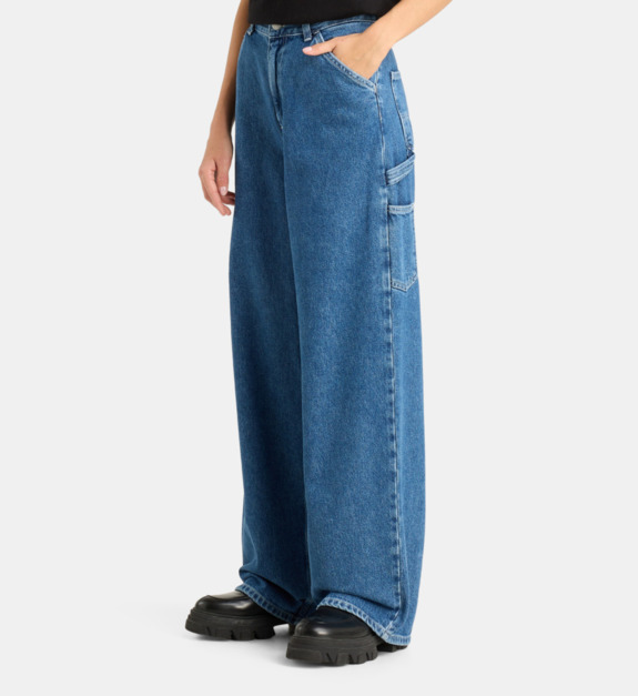 Jean ample coton signature