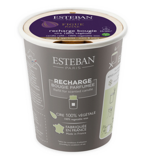 esteban paris parfums - FIGUE NOIRE - Recharge pour bougie parfumée - Beige