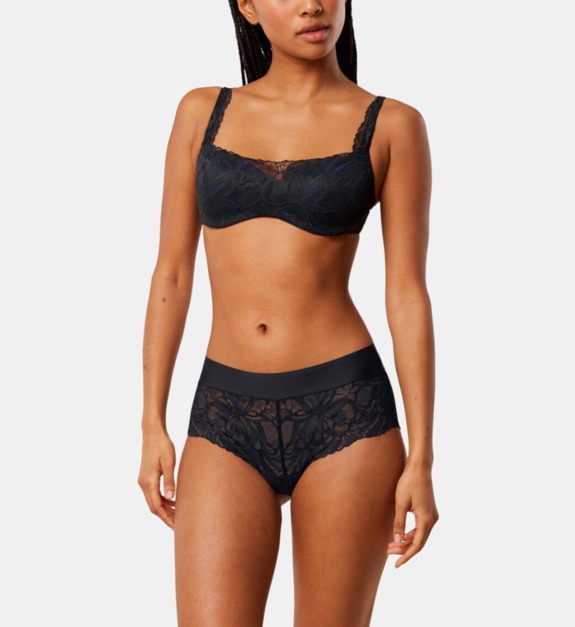 triumph - Shorty Body Make-Up Illusion Lace - Noir