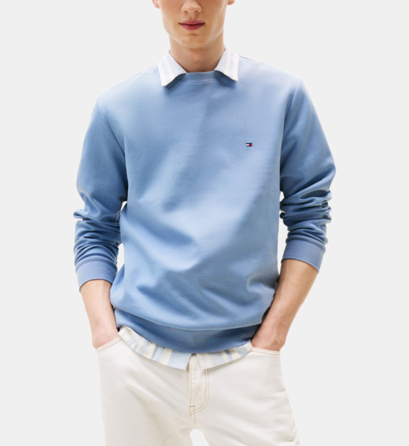 Sweat droit en coton mélangé