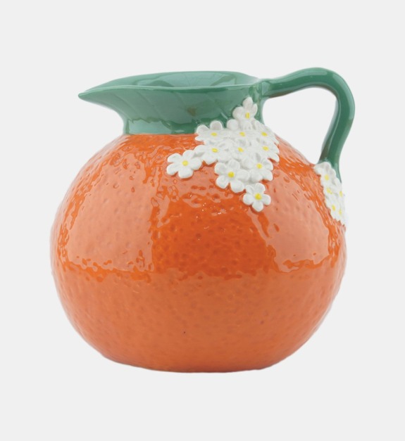 Carafe+en+ceramique+-+1+l+-+Orange