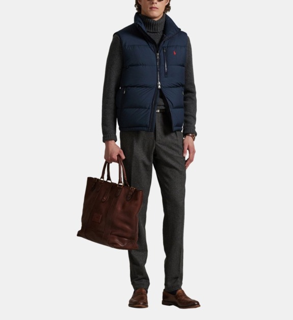 Doudoune sans manches matelassée