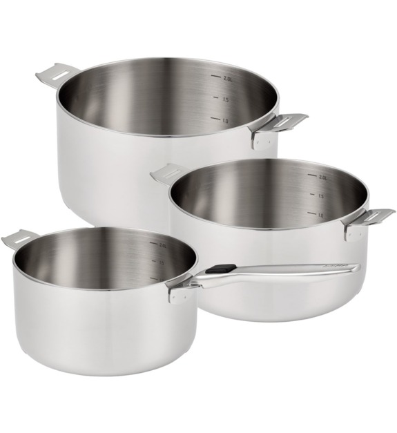 R'EVOLUTION - Batterie de 3 casseroles Ø16/18/20 cm - R'Evolution
