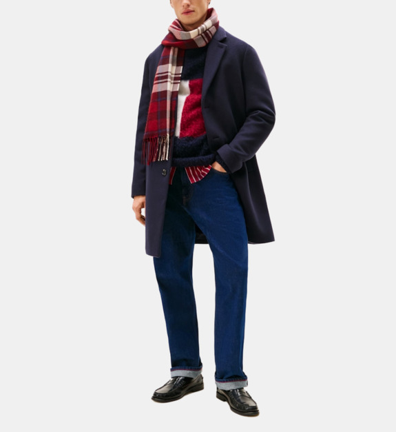 Manteau droit mi long